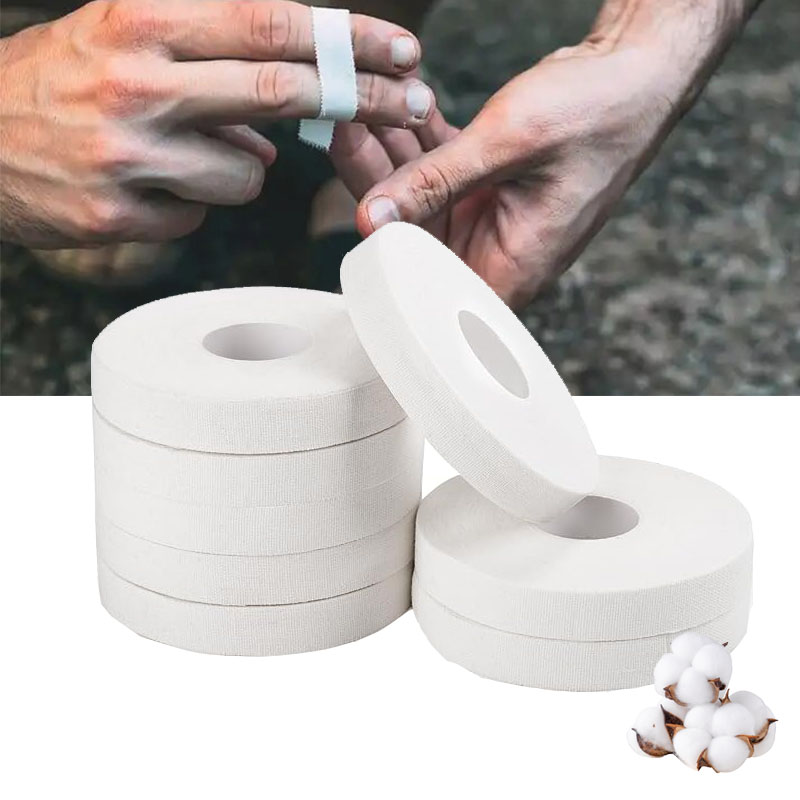 Finger Tape Athletic - 3/6 個のフィンガーテープ 0.5 インチ ホワイト アスレチックテープ