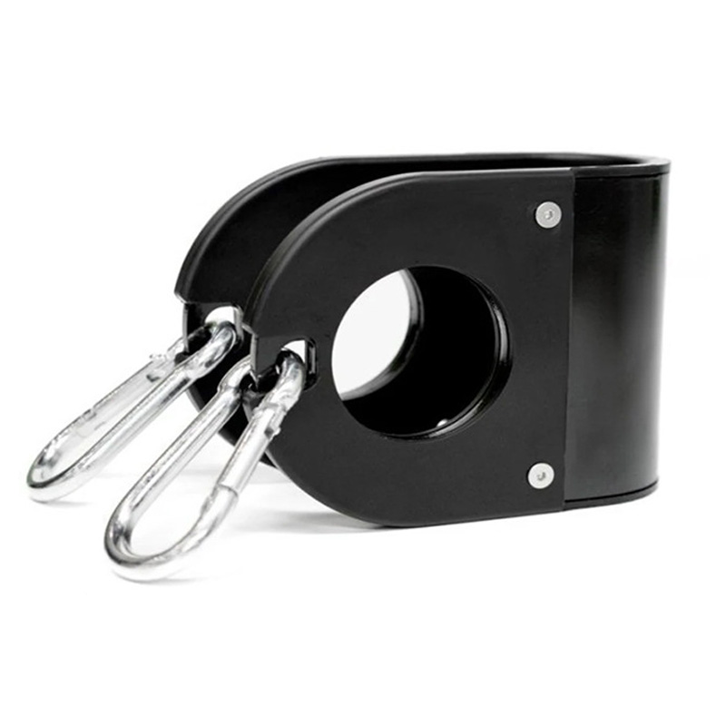 Landmine Barbell Attachment - U字型クリップTバーロウグリップアタッチメント、ダンベルをバーベルに装着するためのジムバーベルクリップフック、ダンベルをディップベルトに装着するためのダンベルホルダー