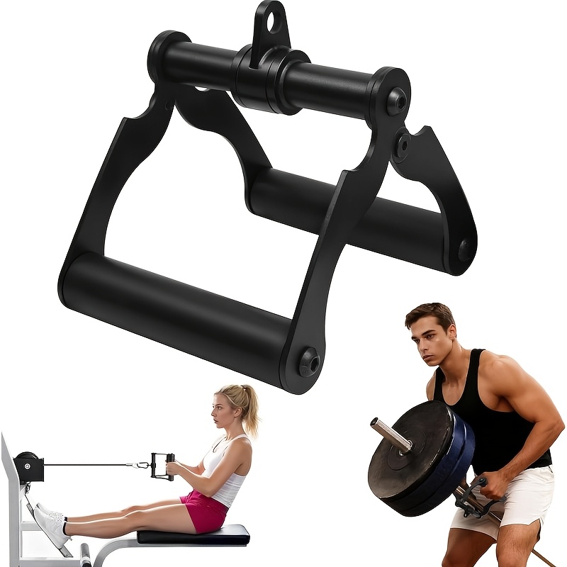 Landmine Barbell Attachment - Vバーハンドル、Tバーローアタッチメント、ランドマインハンドル（バーベルエクササイズマシン用）、Dローギア（背中、腕、肩のトレーニング用）のアップグレード版