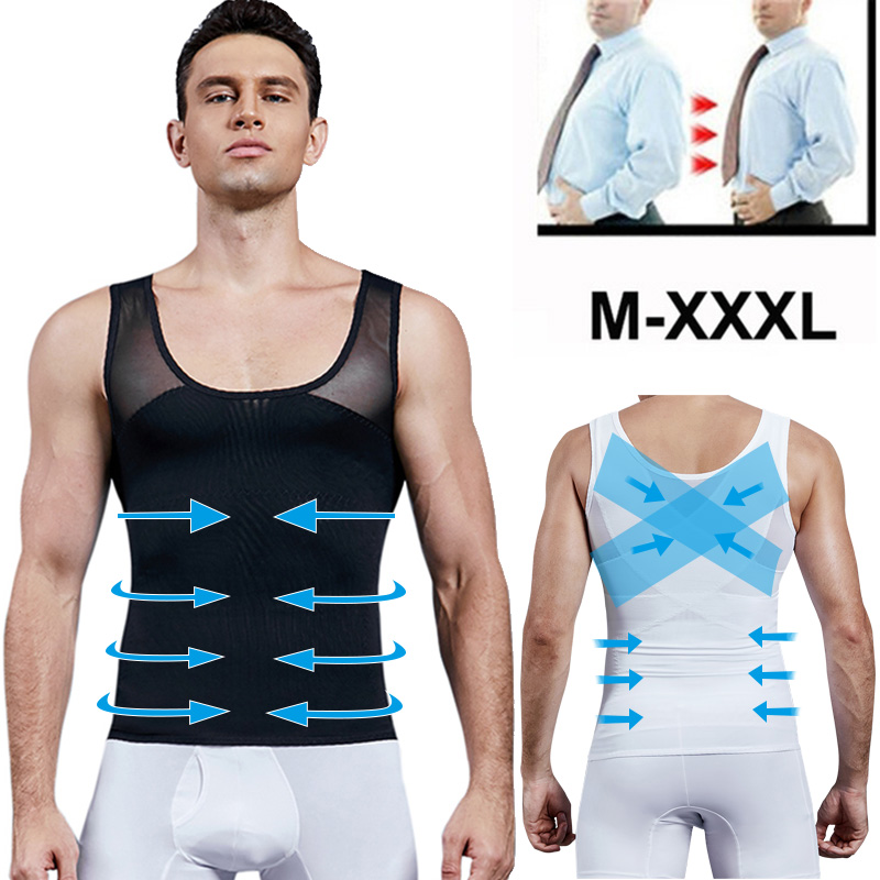 男性ボディニッパー胸圧縮シャツ女性化乳房非表示にする Moo - Crossfit Weight Vest のレビューと価格