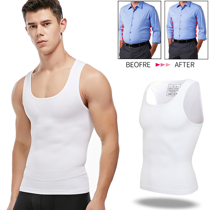 メンズ痩身ボディシェイパー胸圧縮シャツおなかコントロールシェ - Crossfit Weight Vest のレビューと価格