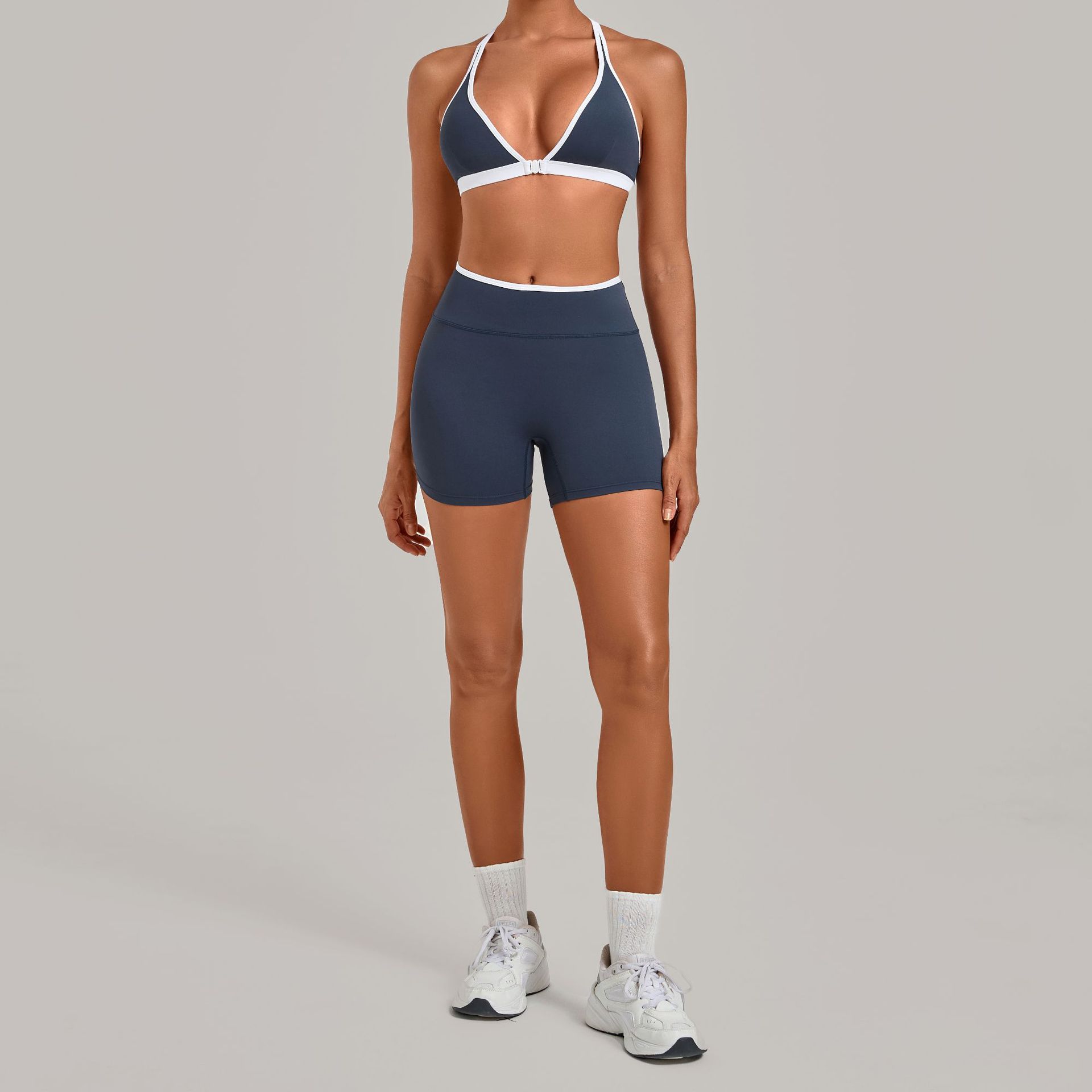 女性用2ピースヨガセット ディープVネック クロスバック ス - Crossfit Workout With Equipment のレビューと価格
