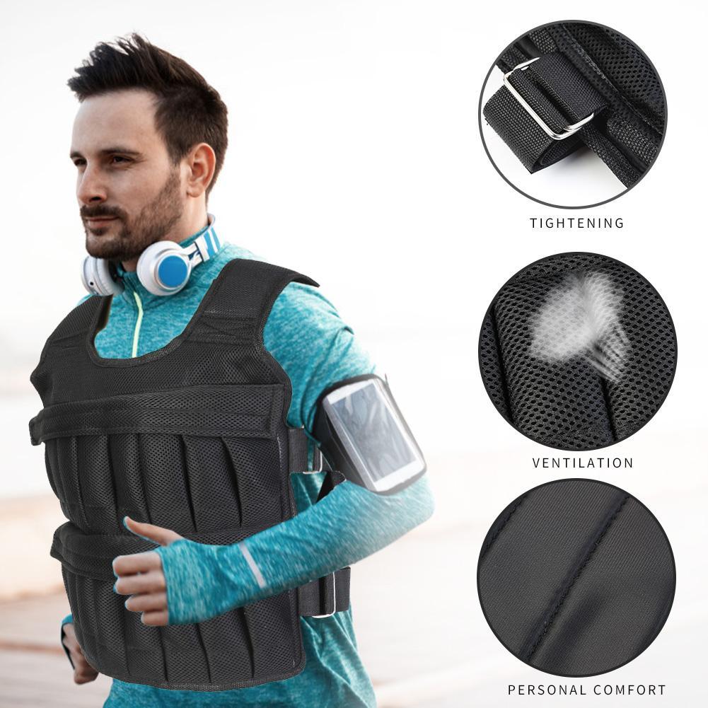 3/15/35kg ジャケット 調節可能なワークアウトウェイ - Crossfit Weight Vest のレビューと価格