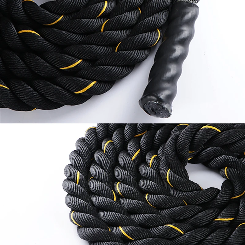 プロ仕様9M/12M/15Mバトルロープ、ヘビーデューティー - Crossfit No Equipment Workouts のレビューと価格
